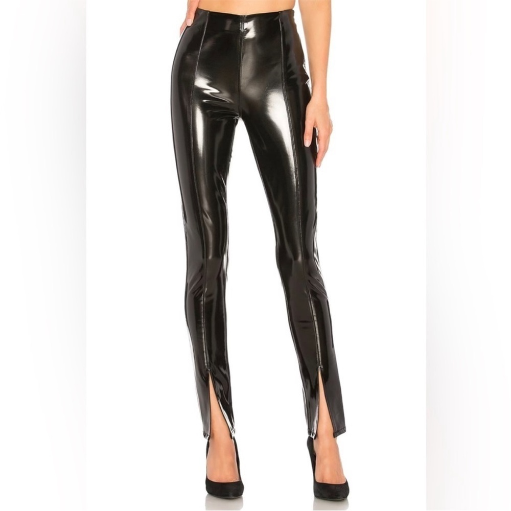BlankNYC patent leggings in dominatrix